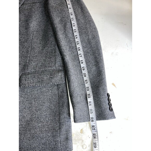 J Crew Ludlow Men 42L Authentic Yorkshire Tweed By Moon Gray Blazer 100% Wool - Picture 12 of 13